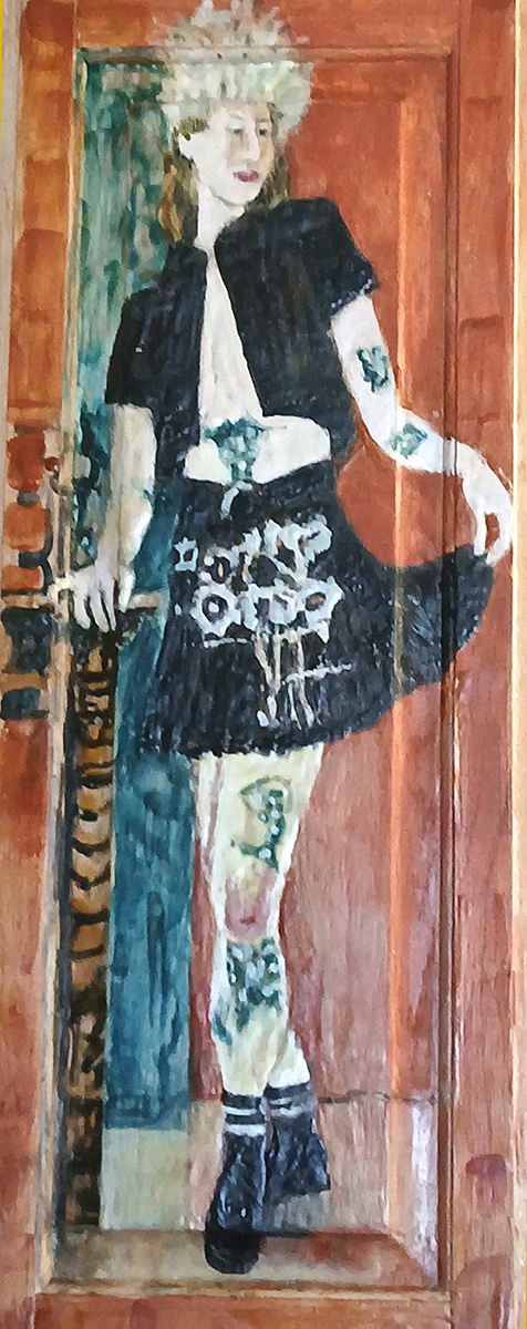 Girl in Skirt